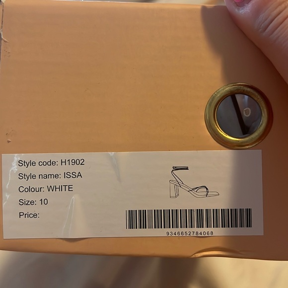 Billini Issa White Block Heel - Picture 3 of 4